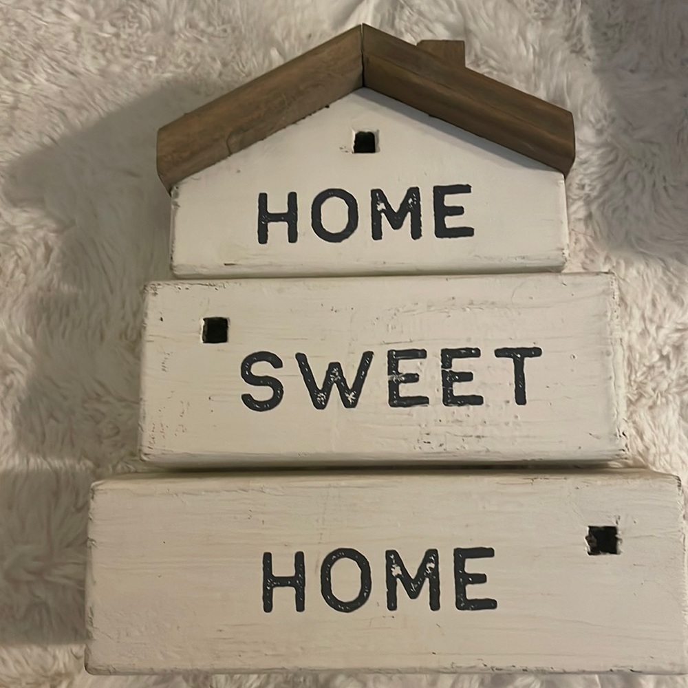 Home Sweet Home
HOUSE BLOCK PLAQUE